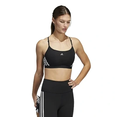 Image of Adidas HC7862 TRN LS 3S B Sports Bra Women&#039;s Black/White SAC