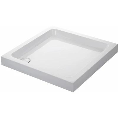 Image of Mira Flight Deep 900 x 900mm Stone Resin Square Shower Tray with Waste 1.1783.012.WH