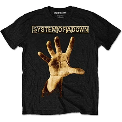 Image of System of A Down Hand Official Tee T Shirt Mens Unisex (Large) Black