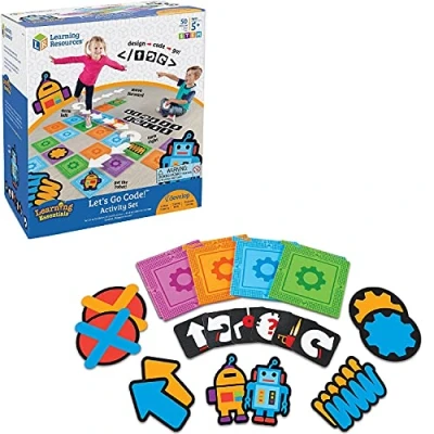 Image of Learning Resources Let&#039;s Go Code! Activity Set, Medium