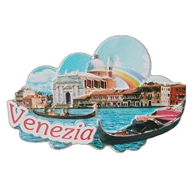 Image of Venice Italy 3D Fridge Magnet Travel Souvenir Gift Collection Home &amp; Kitchen Decoration Magnetic Sticker Venizia Refrigerator