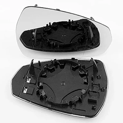 Image of A3 RIGHT SIDE Wing Mirror Glass With Base Heated, Wide Angle 2013 Apr to 2018