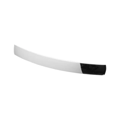Image of Decoranddecor Loch Cupboard Handles Bow Shape Kitchen Curved Drawer Cabinet Door Modern Pulls 128mm Hole Centre, Polished Chrome