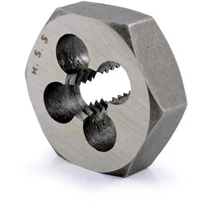 Image of Sherwood 3/4&quot;X12 BSF HSS Hexagon Die Nut