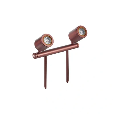 Image of LED Spike Light 11.4W Twin Bar 3000K Bronze IP65 Collingwood