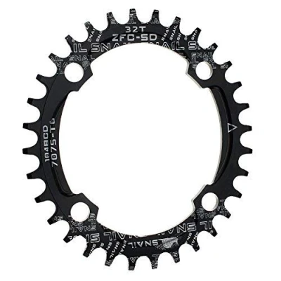 Image of CYSKY 32T Oval Narrow Wide Chainring 104BCD Bike Speed for Most Bicycle Road Mountain BMX MTB (32T)
