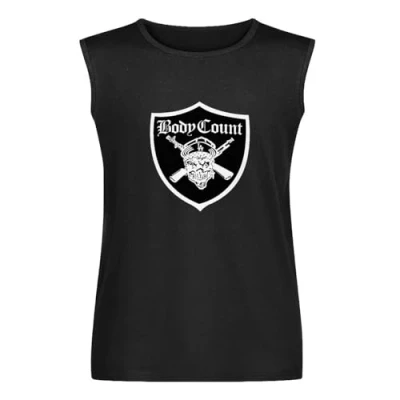 Image of Body Count Sleeveless T Shirt Black Unisex Mens Vest Tank Tops Tee M