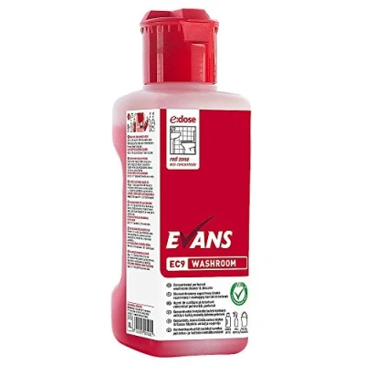 Image of Evans Vanodine BCV100 1 EC9 Washroom Bactericidal Cleaner and Descale, L (Pack of 4)