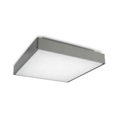 Image of Ksel LED Large Outdoor Ceiling Light Grey IP65