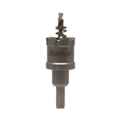 Image of Starrett Carbide Tipped Hole Saw CTD32 TCT Deep Cut Holesaw Cutter For Metal Stainless Steel Iron Aluminium 32mm