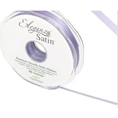 Image of ELEGANZA Double Faced Satin 3mm x 50m Lavender No.45, 3 mm 5 0m