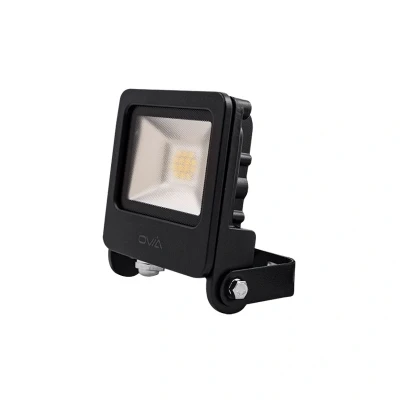 Image of Ovia 10W LED Floodlight IP65 3000K Black