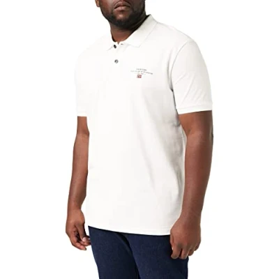 Image of Napapijri Elbas Polo shirt weiss, Men&#039;s, Size: Small, Weiss
