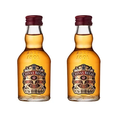 Image of Chivas Regal 12 Year Whisky 5cl (Miniatures) Pack of 2 40% ABV