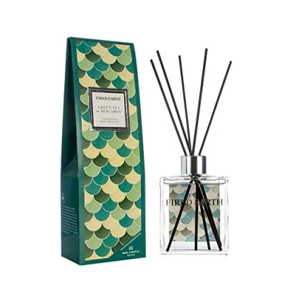Image of Wax Lyrical Fired Earth Green Tea &amp; Bergamot Diffuser, 180ml