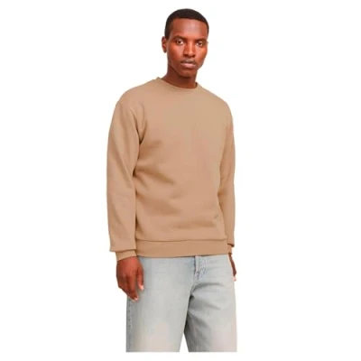 Image of Jack &amp; Jones Jjebradley CREW Sweatshirt, Men&#039;s, Size: XL, Coriander
