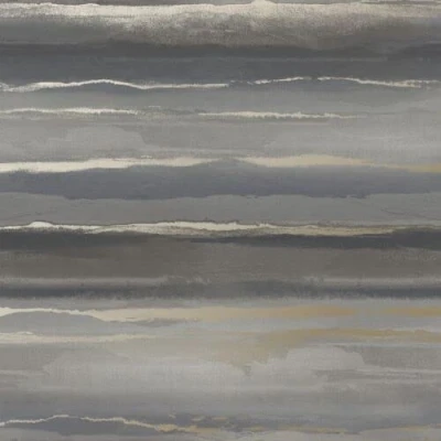 Image of SOPHIE LAURENCE Horizon Storm Grey Stripes 10 m X 0.53 Textured Wallpaper Compliment Any Room Nicely Perfect for Residential and Commercial Use Durable, Long Lasting Easy to Clean.