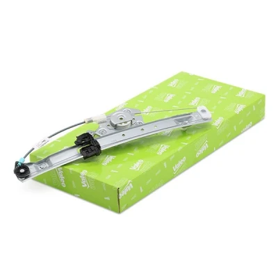 Image of 51357140590, 7140590 Window regulator VALEO 850927 Right Rear electric without motor with comfort function BMW: 3 Touring, Saloon