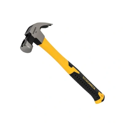 Image of Roughneck ROU11105 Claw Hammer Fibreglass Shaft 454g (16oz), Black and Yellow