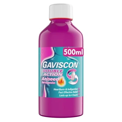Image of Gaviscon Double Action Aniseed Oral Suspension 500ml