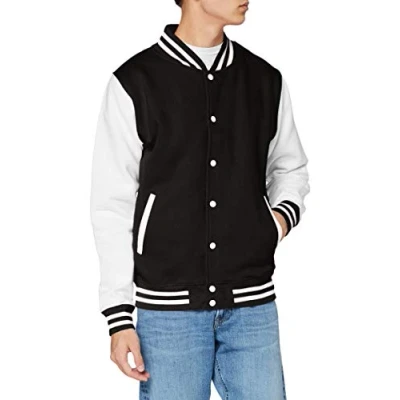 Image of AWDis JH043MOXN / BURM, Men&#039;s Jacket, Multicolored (Jet Black/White), X Small
