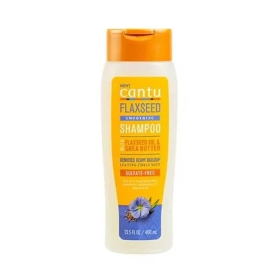Image of CANTU Flaxeed Smoothing Shampoo with Oil And shea Butter 13.5 oz 399.2 ml (Pack of 1)