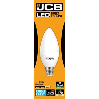 Image of JCB 6W LED Candle WW E27 S10983