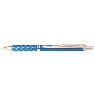 Image of Pentel BL407 a line Width, Liquid Gel Roller Sterling with Pressure Mechanism, 0.35 mm Light Blue