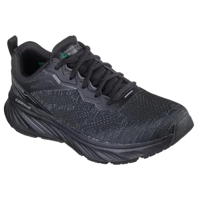 Image of Skechers Edgeride Trainers, Men&#039;s, Size: 8.5, Black Textile