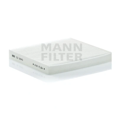 Image of DD1061P11, EG2161P11, GI6A61P11A, GJ6A61P119C, GJ6A61P11A Pollen Filter MANN CU 2043 Particulate 197mm 216mm 25mm MAZDA: CX 7