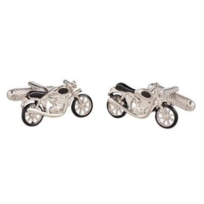 Image of Motorbike Cufflinks Motorcycles Cufflink Supplied in Onyx Art Box