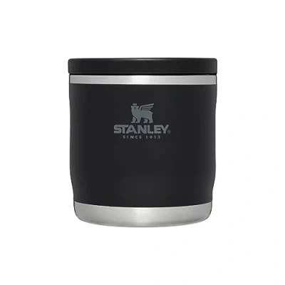 Image of Stanley Adventure To Go Food Jar 0.35L 4 Hours Hot Cold Leakproof Flask Easy Clean Wide Opening Dishwasher Safe BPA Free Soup Black
