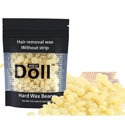 Image of No Strip Depilatory Honey Hot Film Hard Wax Beads Waxing Hair Removal Beans