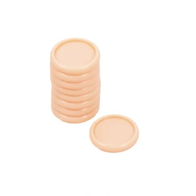 Image of Craftelier Plastic S Disc Rings for Binding Planners, Notebooks or Albums Ideal Scrapbooking and Other Crafts Pack of 9 pcs. 25 mm Diameter Colour Baby Pink