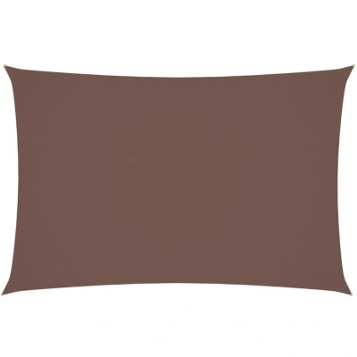Image of vidaXL Sunshade Sail Oxford Fabric Rectangular 2x4 m Brown