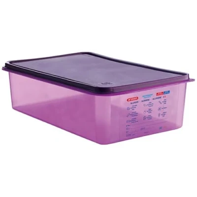 Image of Araven Purple Allergen Air Tight Container GN 1/1 20.5Ltr