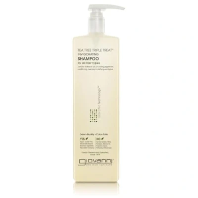Image of Giovanni Cosmetics Tea Tree Triple Treat Invigorating Shampoo, 24 Oz