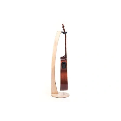 Image of Ruach GS 1 Original Wooden Acoustic Electric Guitar Stand Handmade from Birch