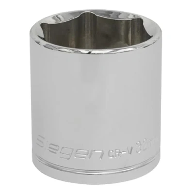 Image of Sealey S0665 WallDrive Socket, 1/2&quot; Square Drive, 32mm