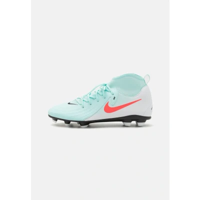 Image of Nike Performance Phantom LUNA II CLUB FG/MG Moulded stud football boots, Men&#039;s, Size: 9.5, Mint/atomic red/off noir Synthetics/textile