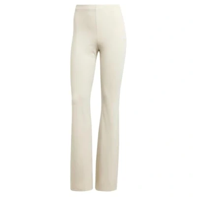 Image of adidas Sportswear Essentials Small LOGO Flared Leggings Alumina white, Women&#039;s, Size: XS, white