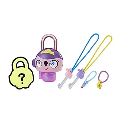 Image of Hasbro Lock Stars Single Padlock Series 1, Pink/Purple, E3103