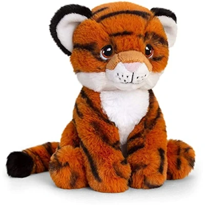 Image of Deluxe Paws Plush Cuddly Soft Eco Toys 100% Recycled (Tiger)