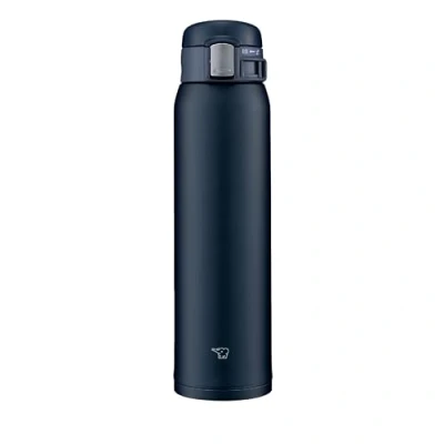 Image of Zojirushi (ZOJIRUSHI) Water Bottle Direct Drinking [One Touch Open] Stainless Mug 600ml Navy SM SF60 AD