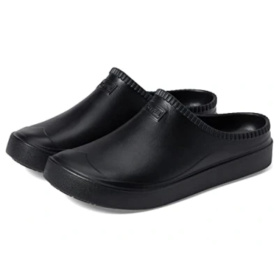 Image of Hunter In/Out Bloom Algae Foam Unisex Clogs Black Rubber Size UK 7