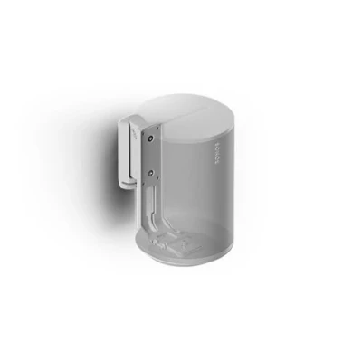 Image of Flexson Wall Mount for Sonos ERA 100 , Twin pack in White, Swivels and Tilts