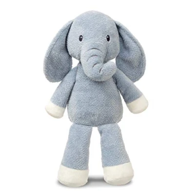 Image of Aurora, 61225, Baby Elly Elephant, Soft Toy, 14In, Blue and White