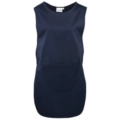 Image of Premier Ladies/Womens Long Length Pocket Tabard / Workwear (S) (Navy)