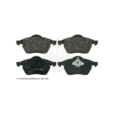 Image of JZW698151P Brake pad set BLUE PRINT ADF124235 Front Axle with piston clip VOLKSWAGEN: Sharan I, FORD: Galaxy Mk1 MPV, SEAT: Alhambra I