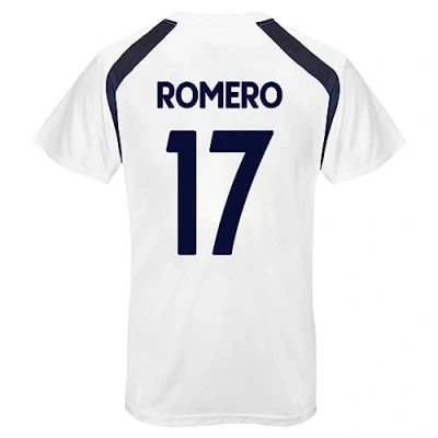 Image of Tottenham Hotspur FC Mens Romero 17 Poly T Shirt White Small